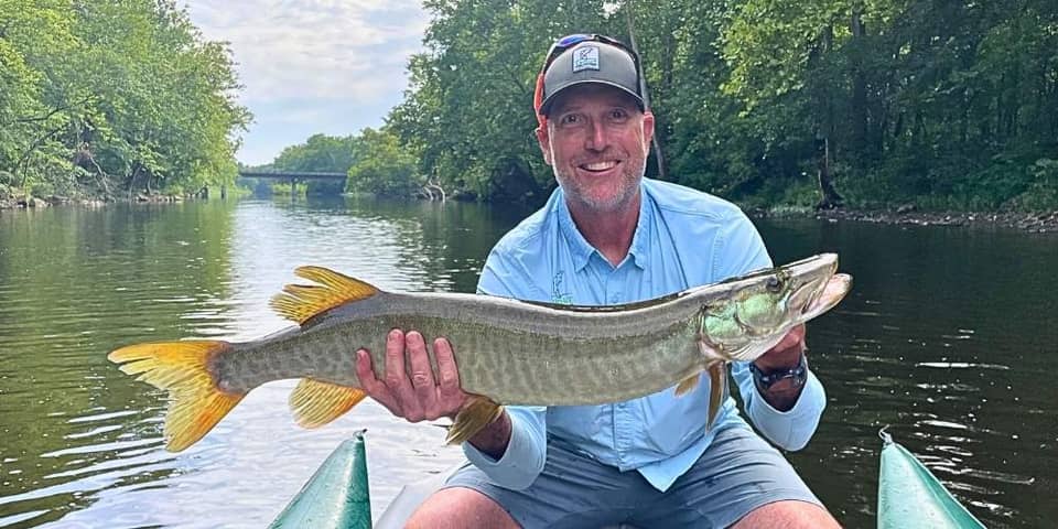 Mark Taylor with a Virginia Musky