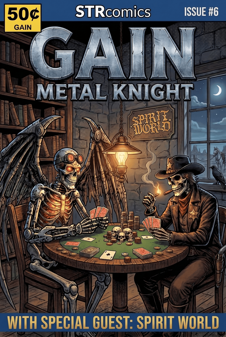 GAIN Metal Knight SpiritWorld Helldorado Comic